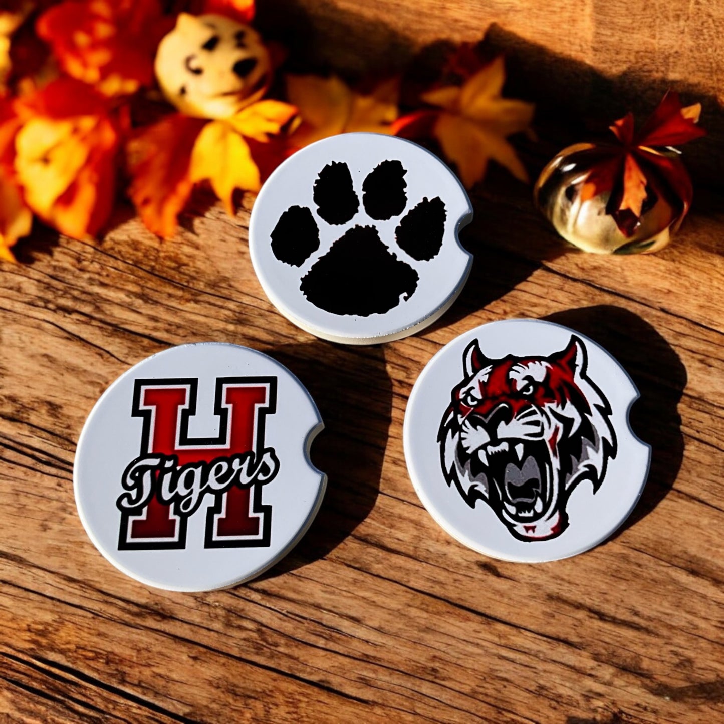 Car Coasters (Pick Any 2 for $12) - Hollis Tigers