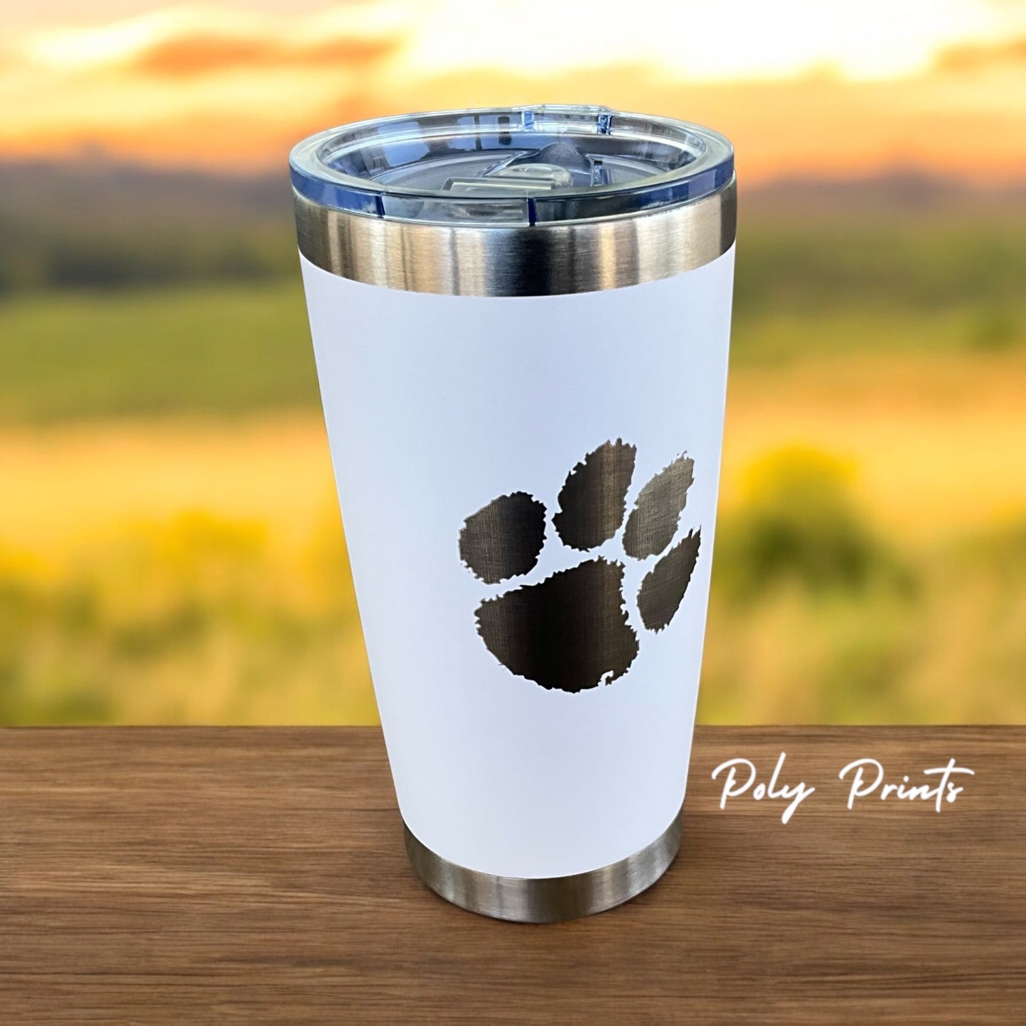 20oz White Tumbler